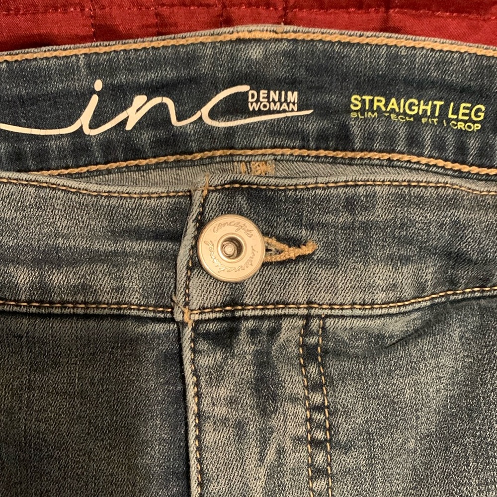 INC Denim plus size 20 Slim Tech Fit Crop - excellent like new condition.